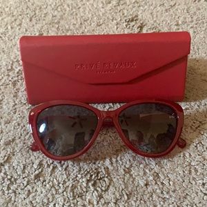 Red sunglasses